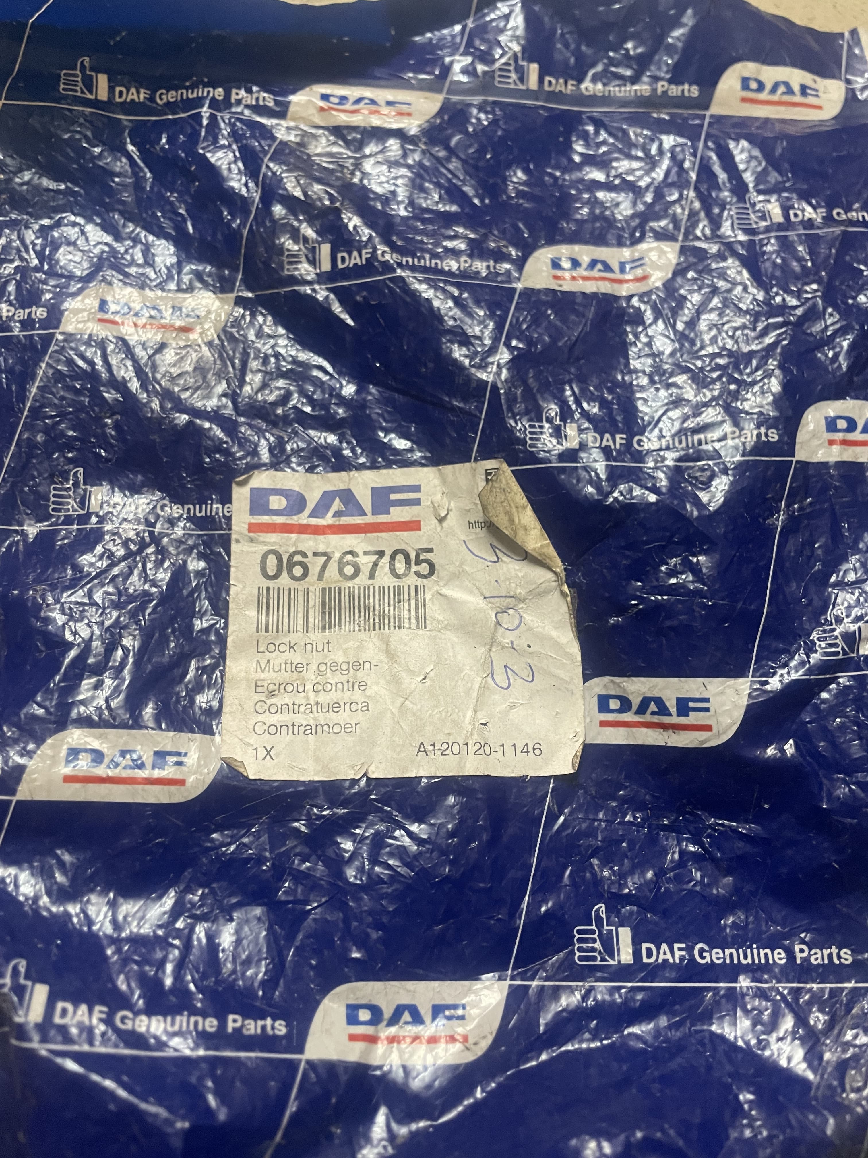 DAF Гайка ступицы , m92x1,5/10xsw115 Daf