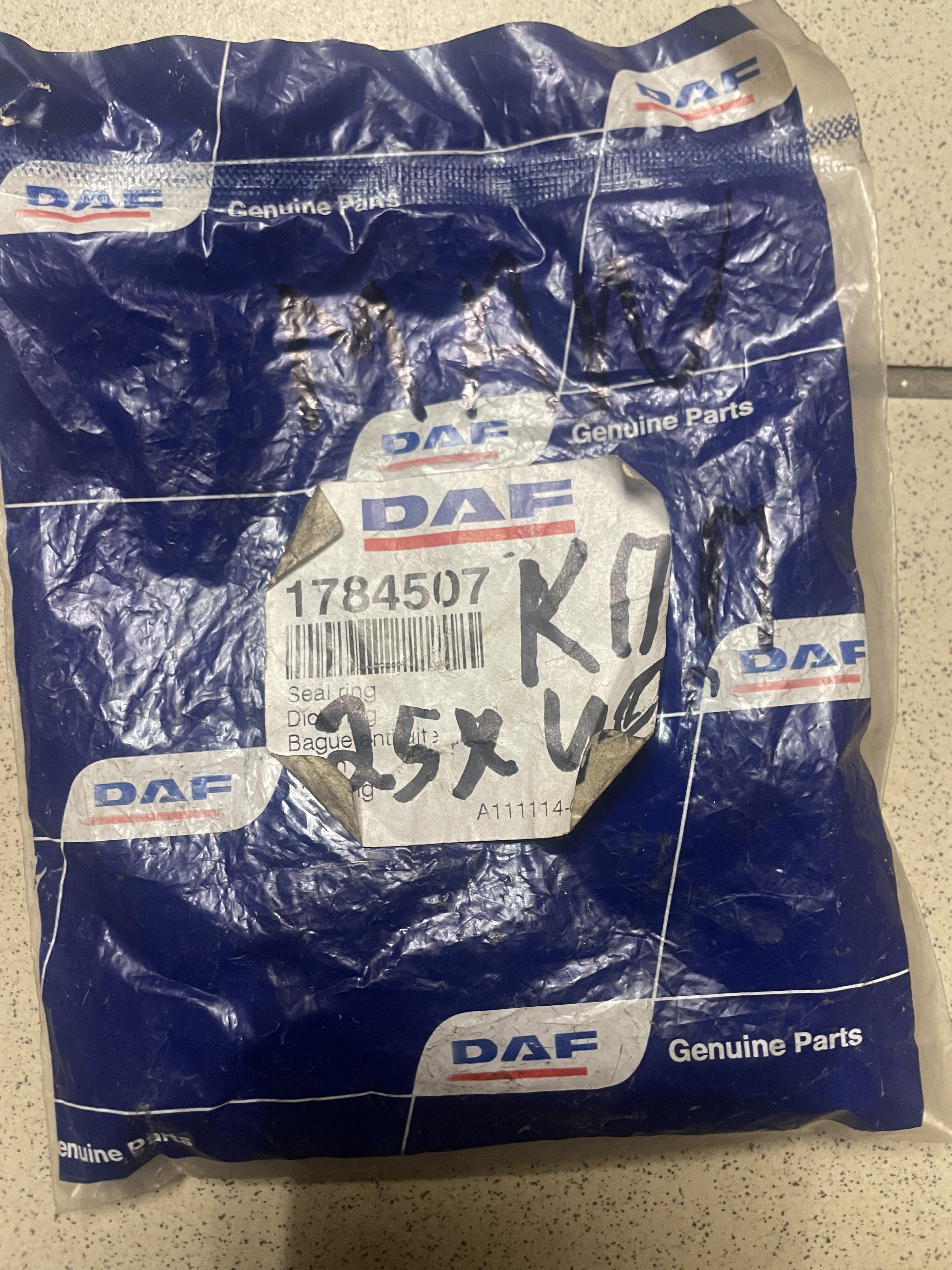 DAF Уплотнительное кольцо Daf
