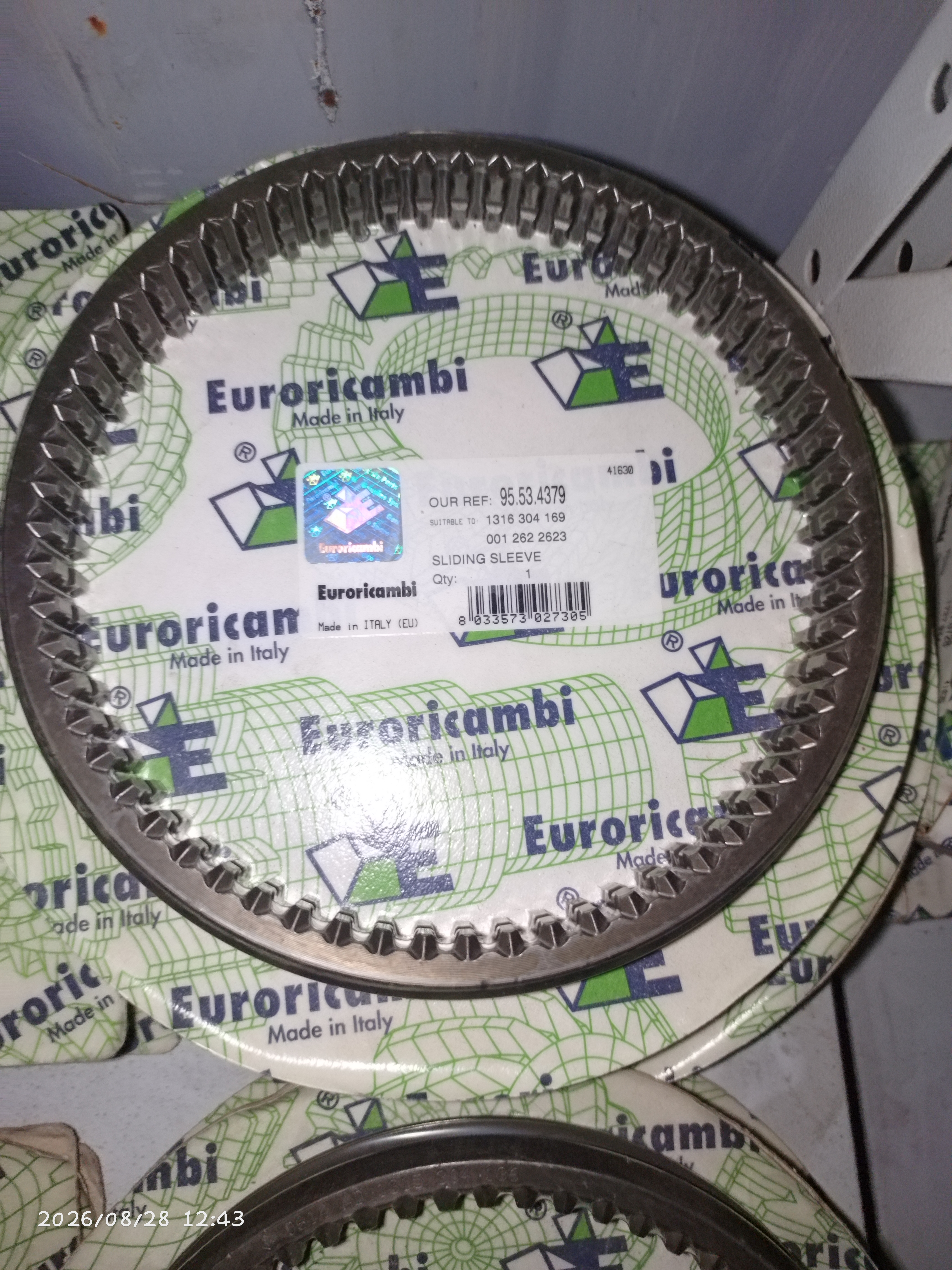 Euroricambi Муфта синхронизатора 3/4 передачи нового образца