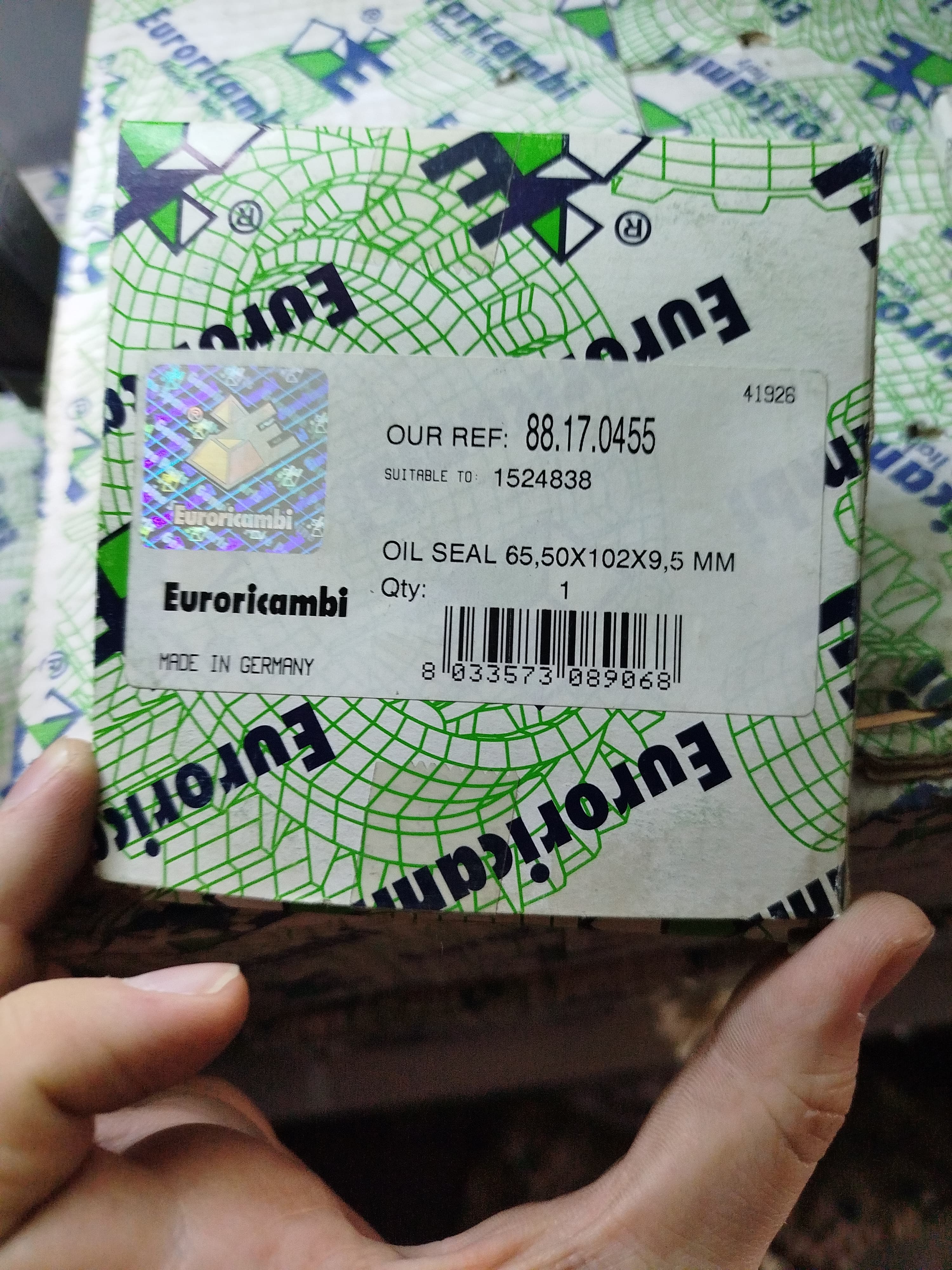 Euroricambi Уплотняющее кольцо, дифференциал