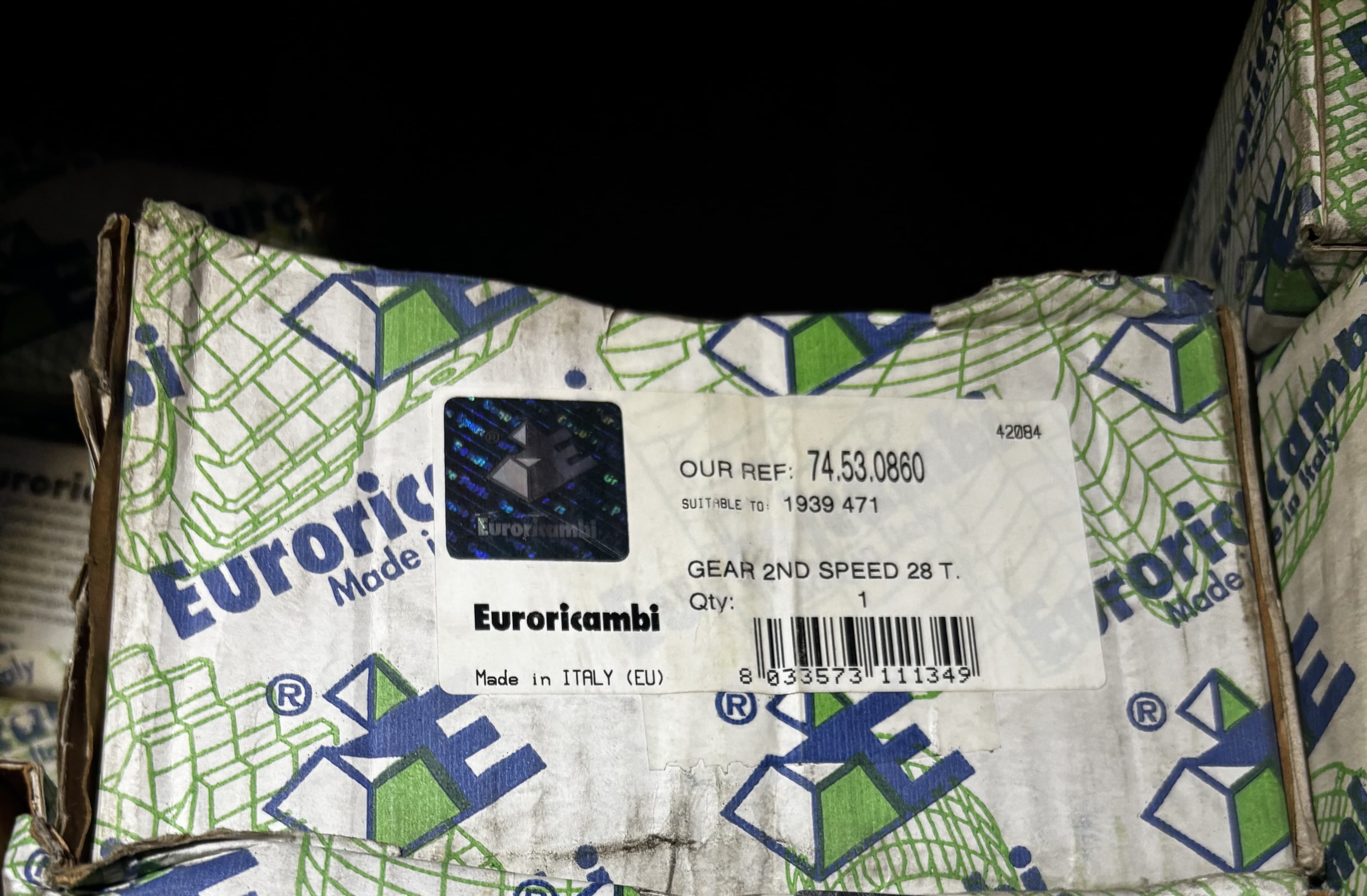 Euroricambi Шестерня 2ND SPEED 28 T SCANIA