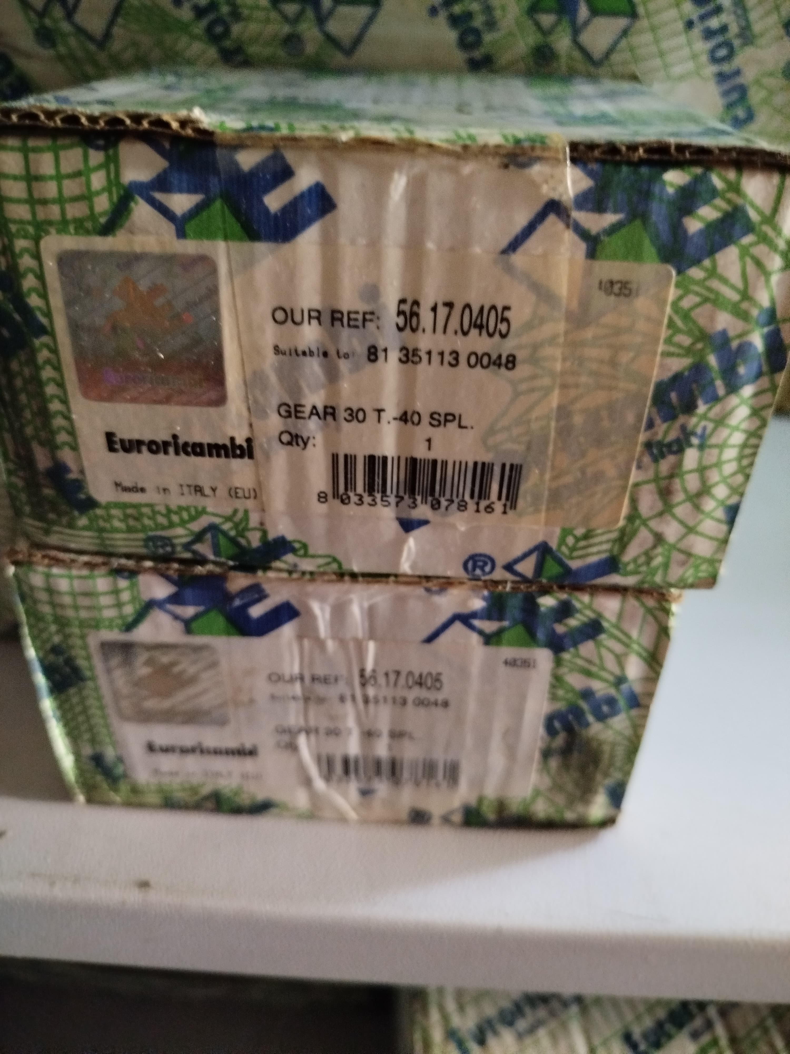 Euroricambi Шестерня, Солнечное колесо