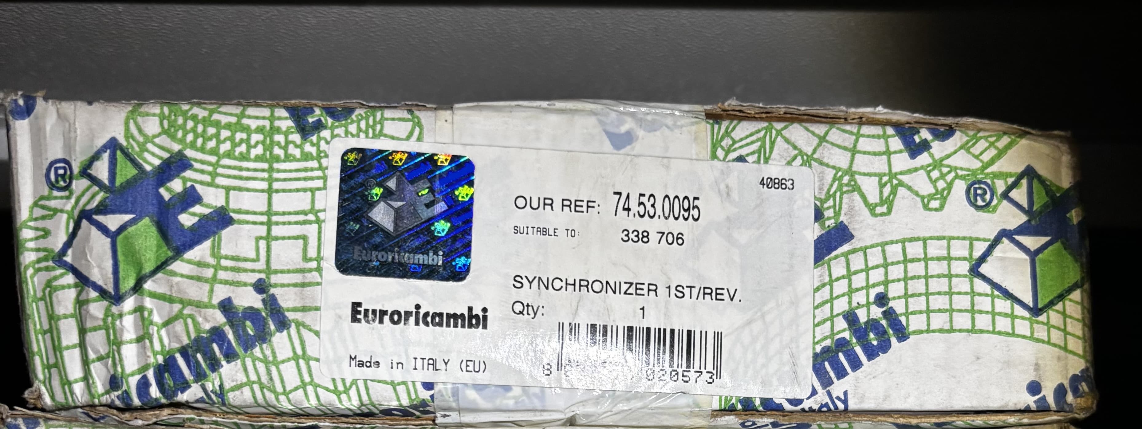 Euroricambi Синхронизатор