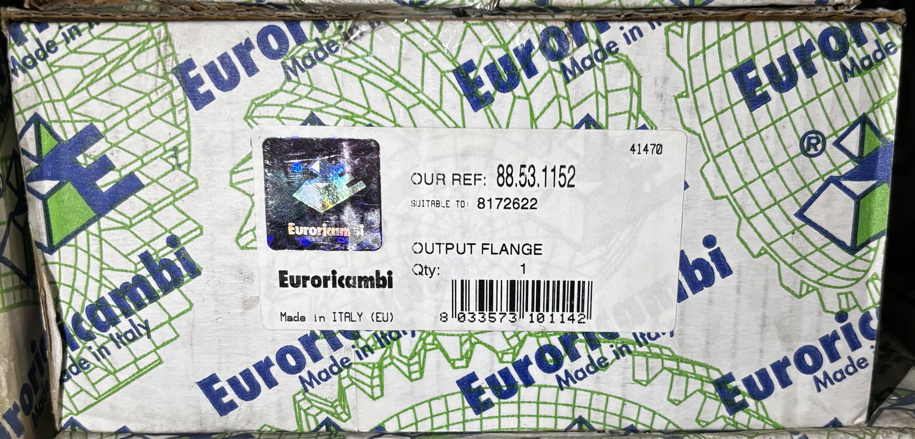 Euroricambi выходной фланец VOLVO