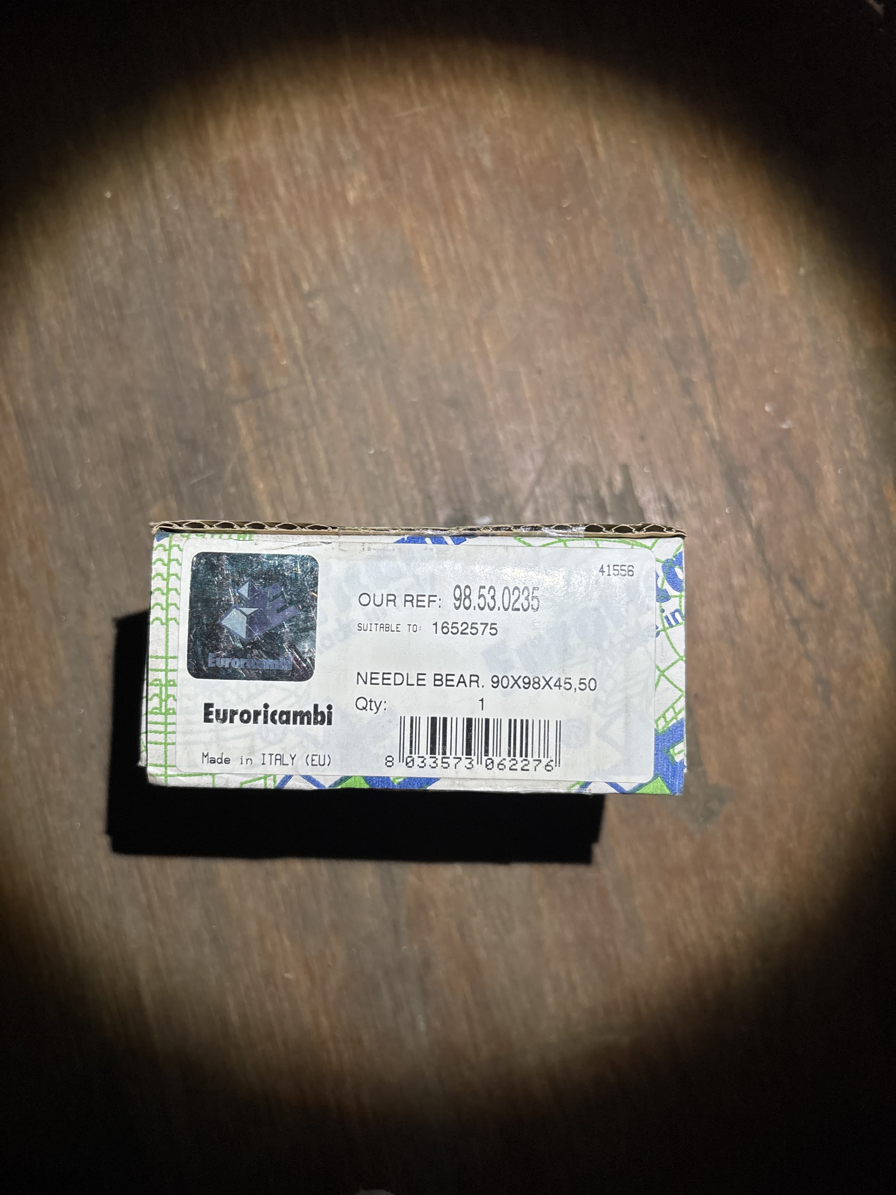 Euroricambi Подшипник игольчатый 90x98x45.50