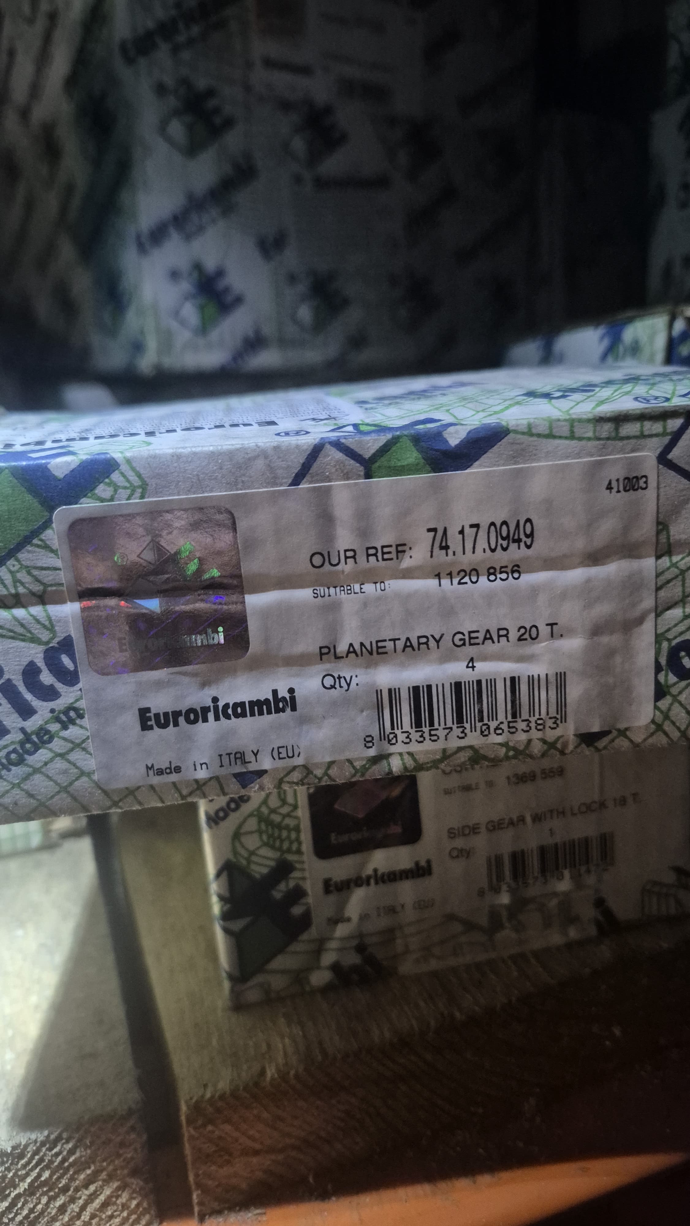 Euroricambi Планетарная шестерня 20Т SCANIA