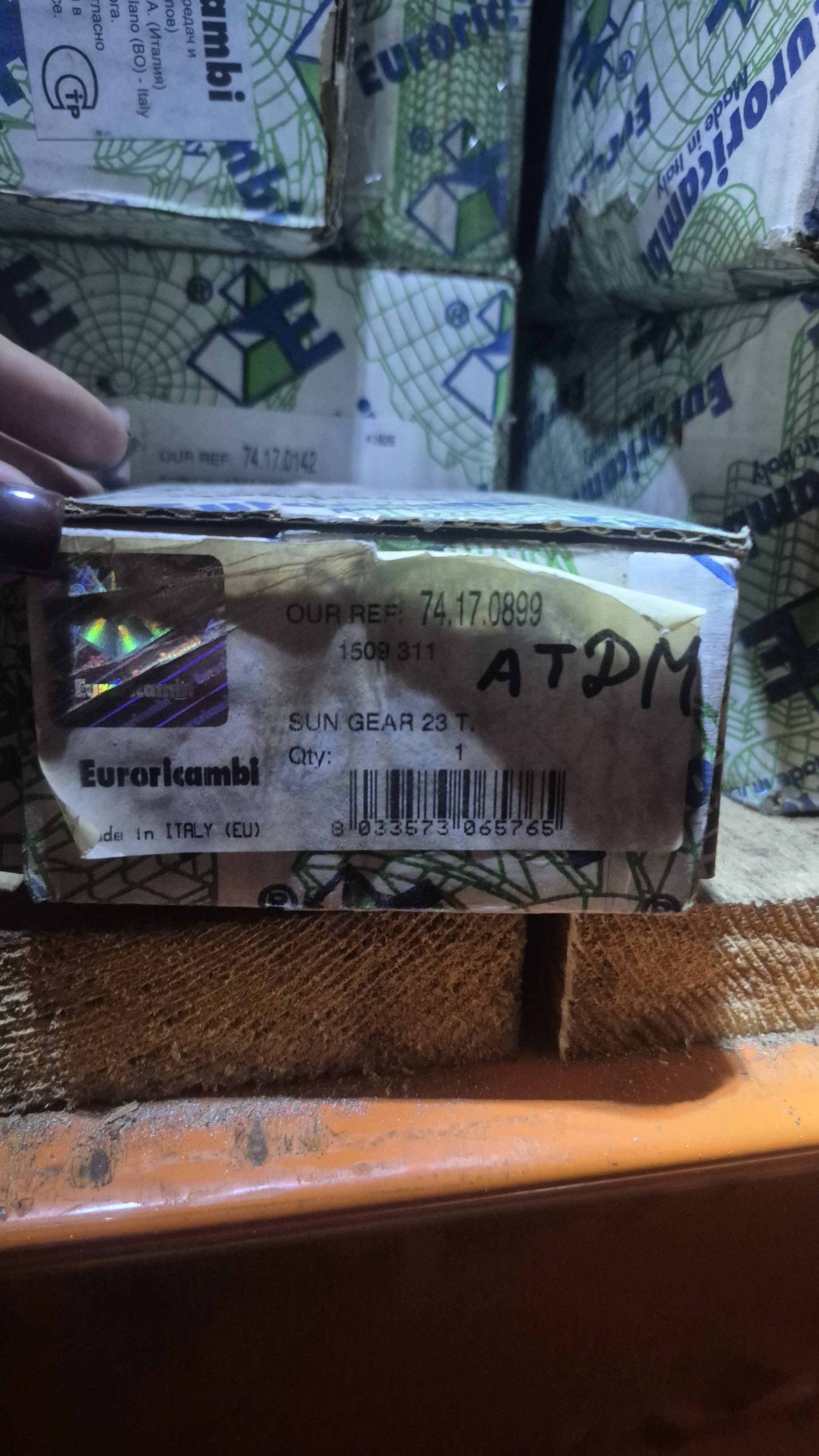 Euroricambi Шестерня, входной вал привода SCANIA