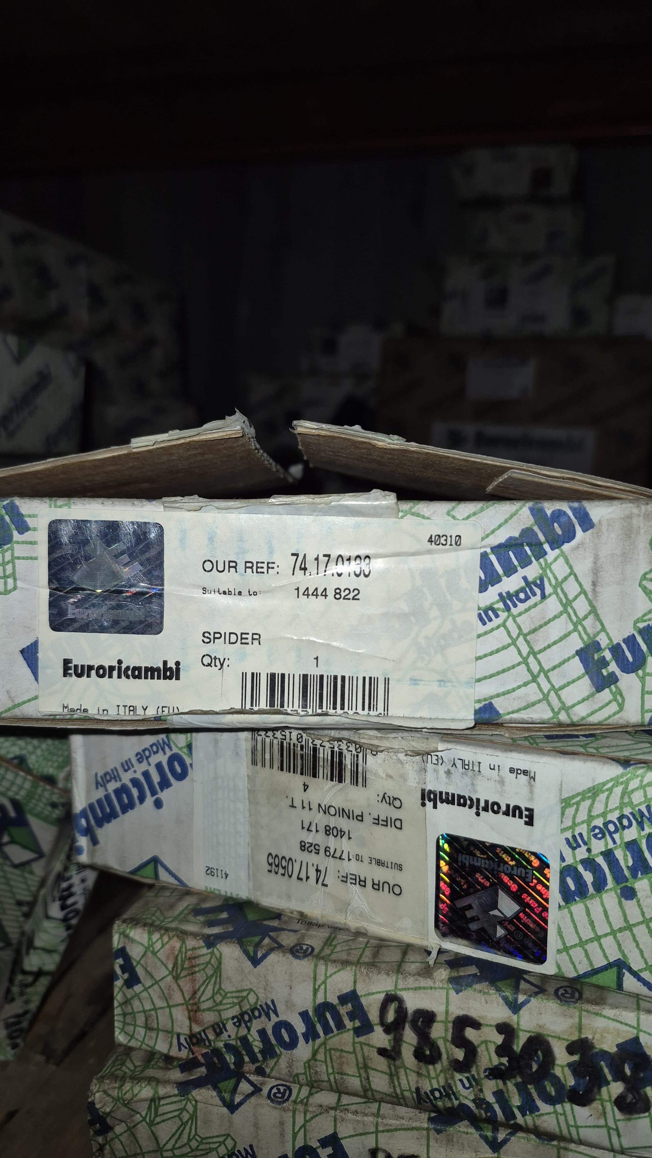 Euroricambi EU _крестовина дифференциала заднего моста Scania RP830 831 832
