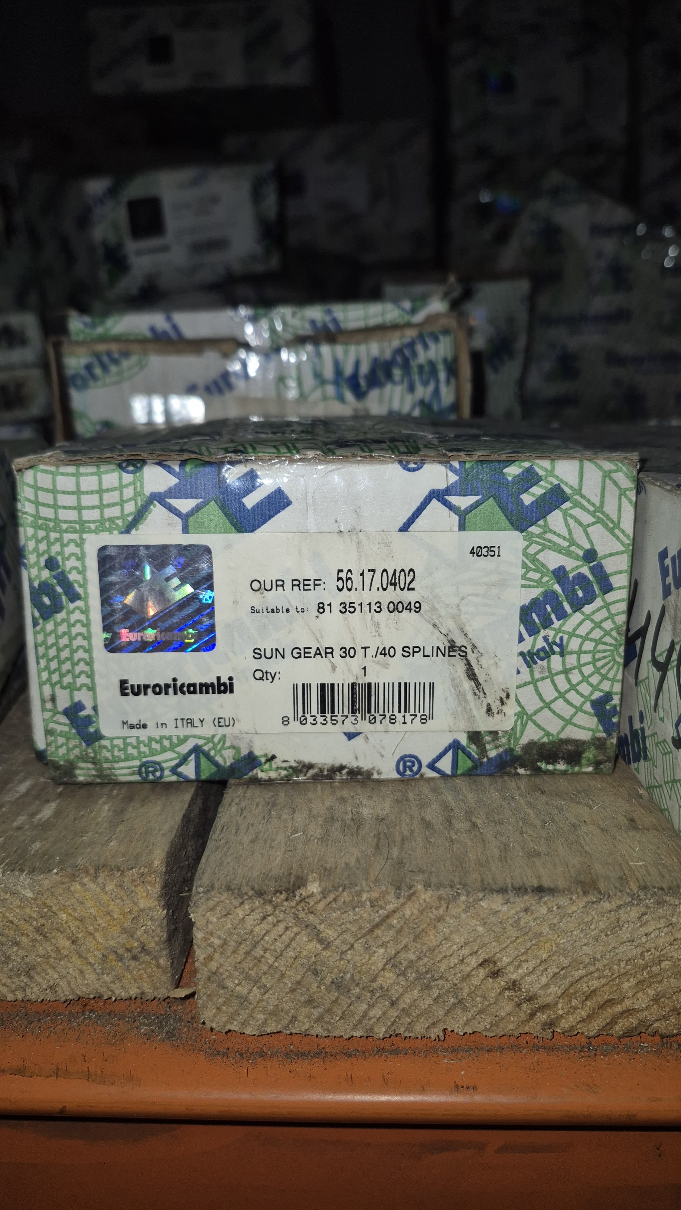 Euroricambi Шестерня солнечная Z30-40 SPL