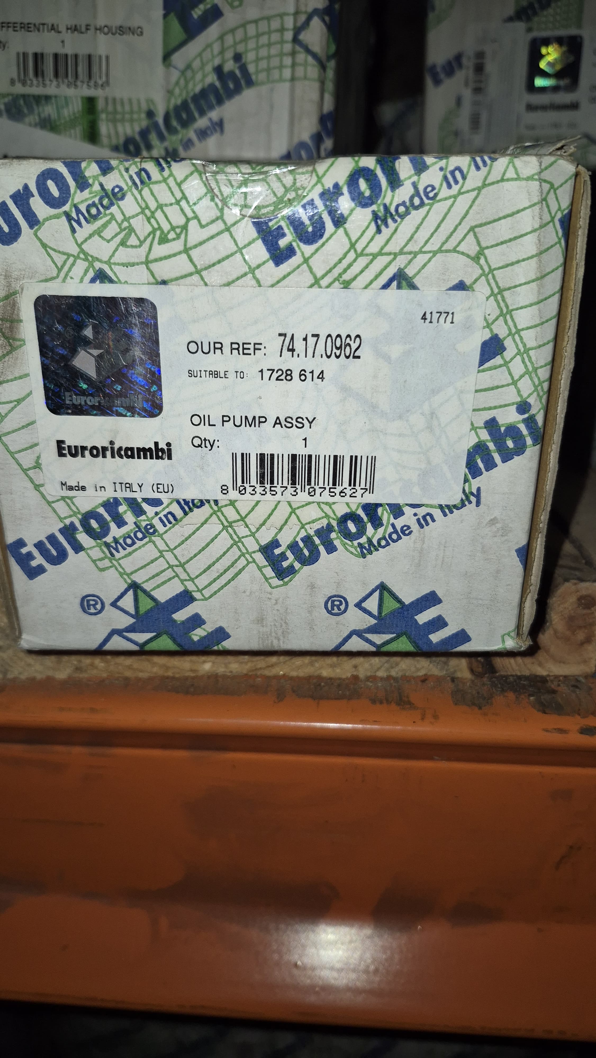 Euroricambi Насос масляный (1728 614)