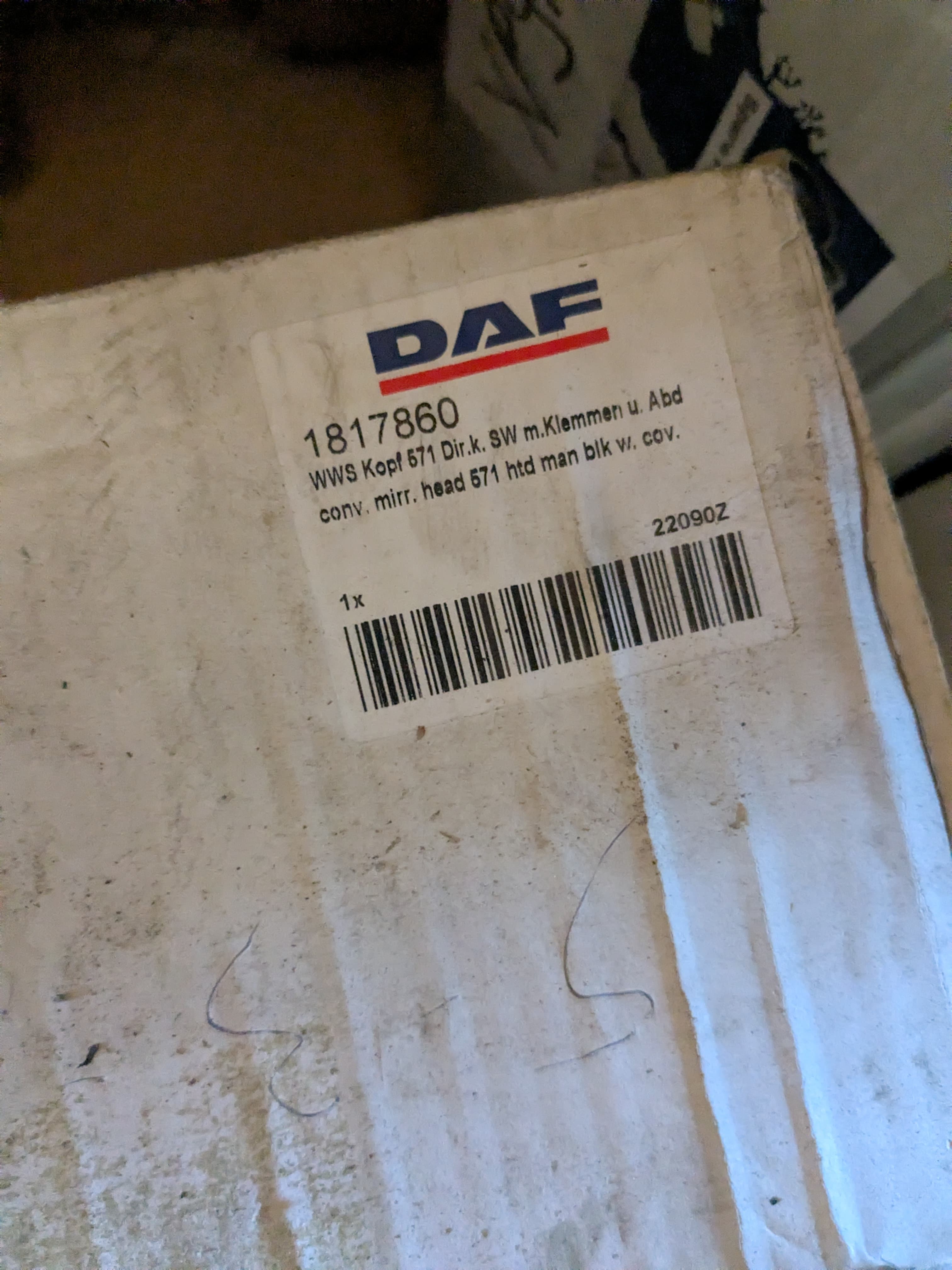 Зеркало электрическое для DAF XF 105 2005-2013 Daf